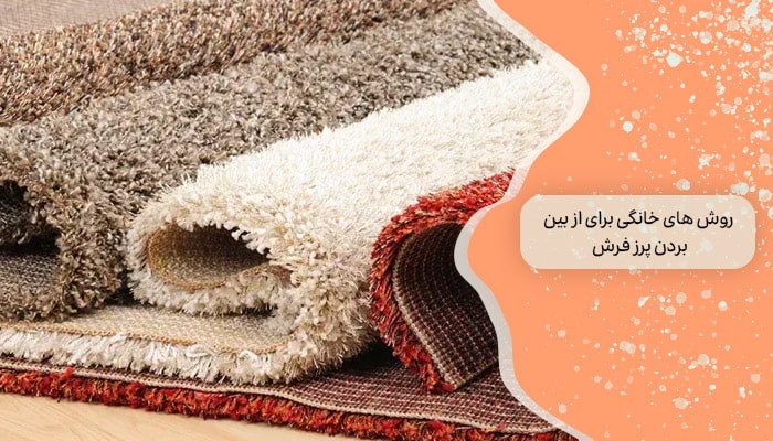 برخی روش‌ های خانگی و طبیعی برای از بین بردن پرز فرش