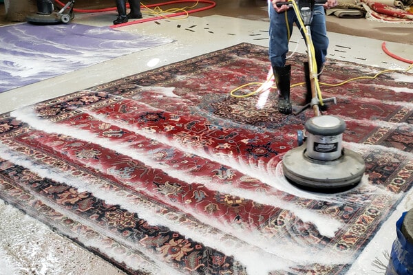 شستشوی فرش ابریشم مصنوعی