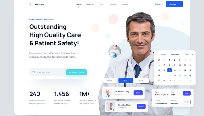 طراحی سایت پزشکی